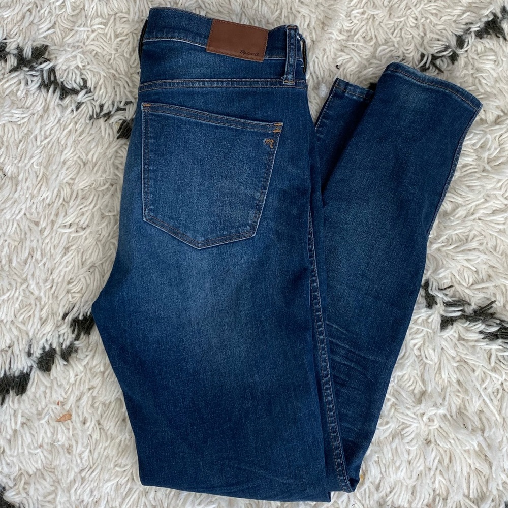Madewell 9” high riser skinny jeans